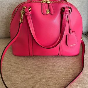 Coach “Pretty in Pink” Cora domed satchel -L1381-F25671 NWOT